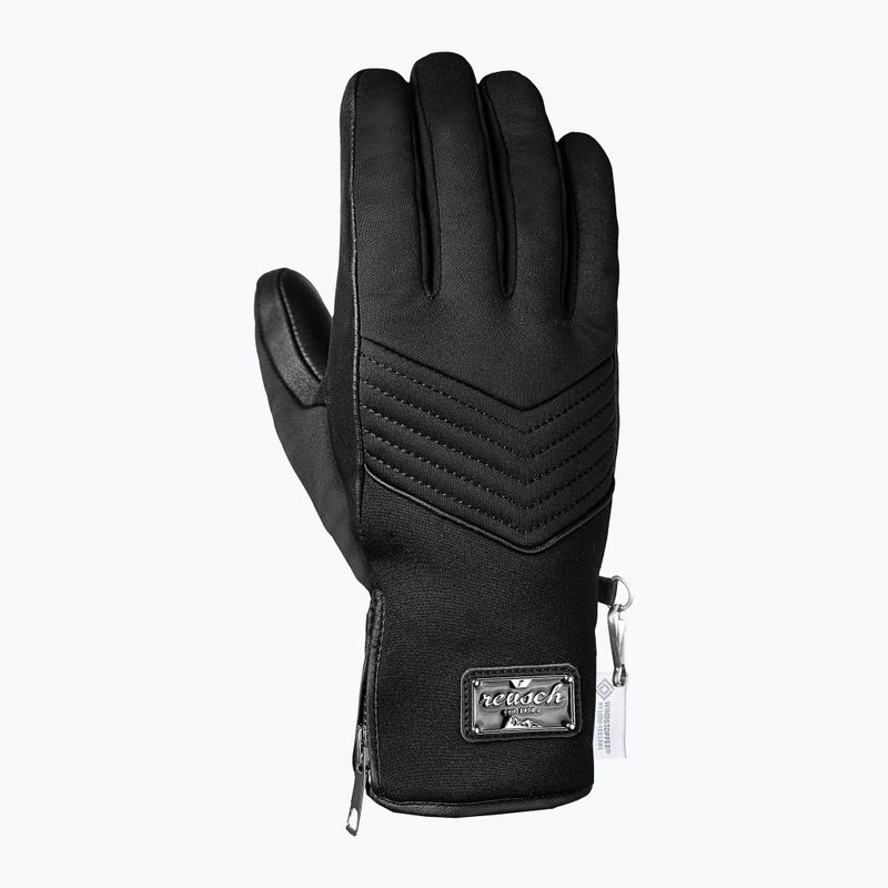 Moteriškos slidinėjimo pirštinės Reusch Daisy Windstopper black 2
