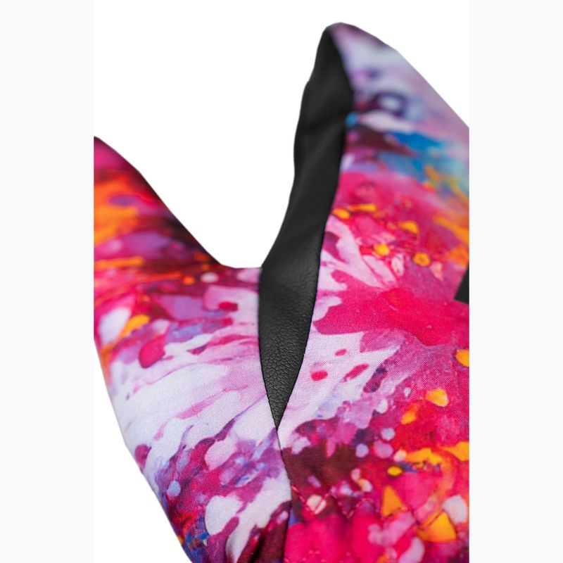 Vaikiškos slidinėjimo pirštinės Reusch Carter R-Tex XT Junior mitten black/multicolor snowflake 7