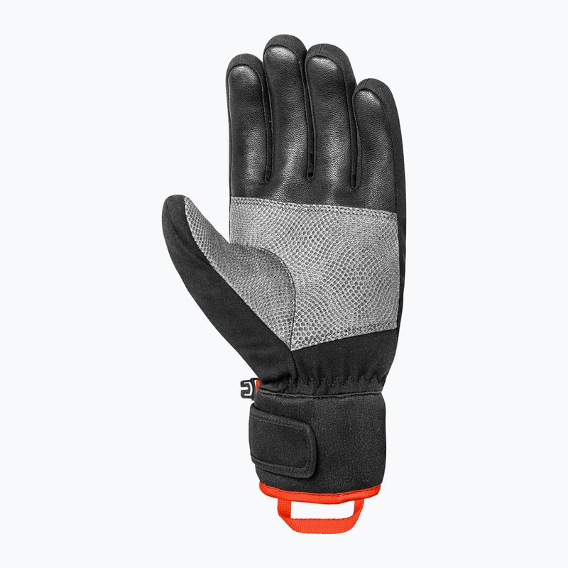 Vyriškos slidinėjimo pirštinės Reusch Worldcup Warrior R-Tex XT black/silver/fluo red 4