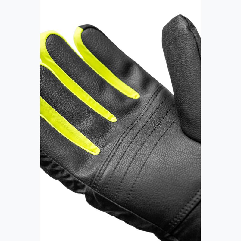 Vaikiškos slidinėjimo pirštinės Reusch Dan R-Tex XT Junior black/brilliant blue/safety yellow 5