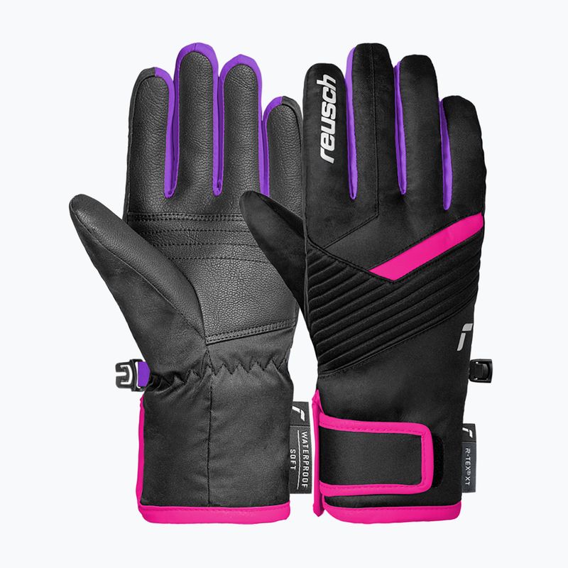 Vaikiškos slidinėjimo pirštinės Reusch Dan R-Tex XT Junior black/pink glo 2