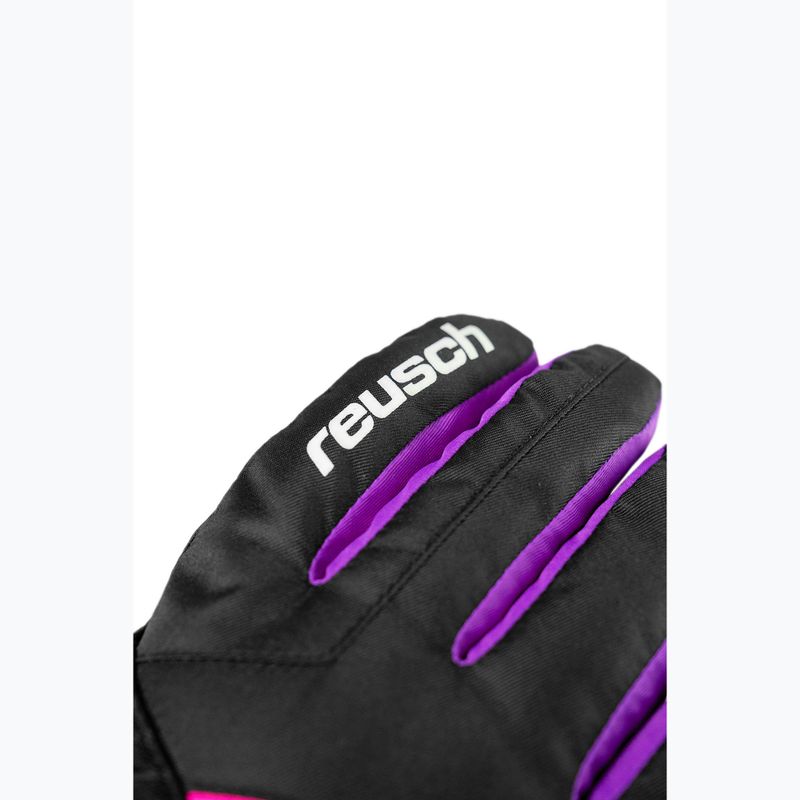 Vaikiškos slidinėjimo pirštinės Reusch Dan R-Tex XT Junior black/pink glo 5