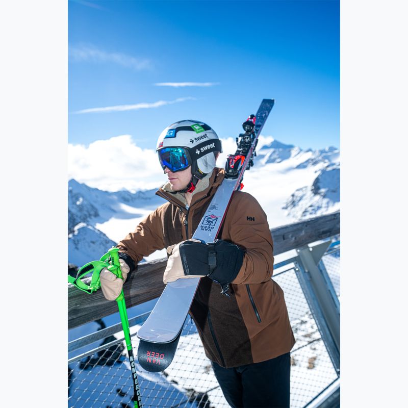 Vyriškos slidinėjimo pirštinės Reusch Duality R-Wool Lobster tan/black 8