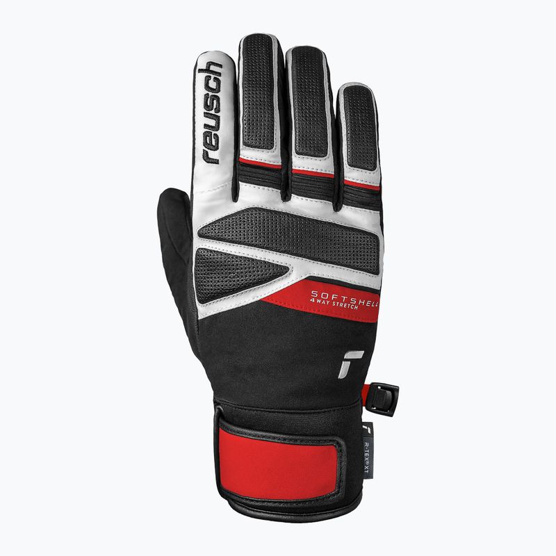 Vyriškos slidinėjimo pirštinės  Reusch Thunder R-Tex XT black/white/fire red 3