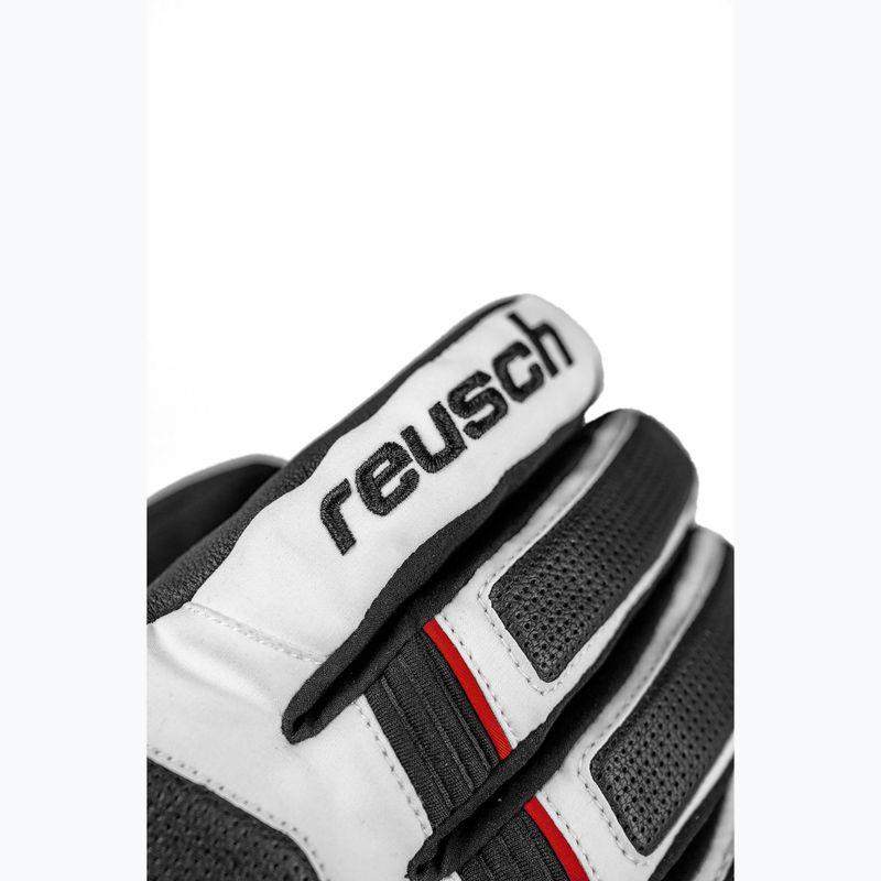 Vyriškos slidinėjimo pirštinės  Reusch Thunder R-Tex XT black/white/fire red 5