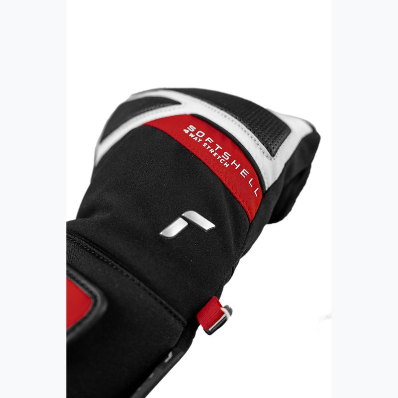 Vyriškos slidinėjimo pirštinės  Reusch Thunder R-Tex XT black/white/fire red 7