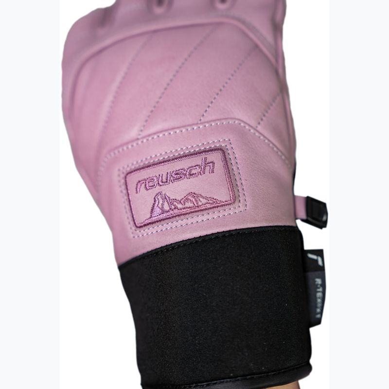 Slidinėjimo pirštinės Reusch Legacy R-Tex XT black/orchid haze 6