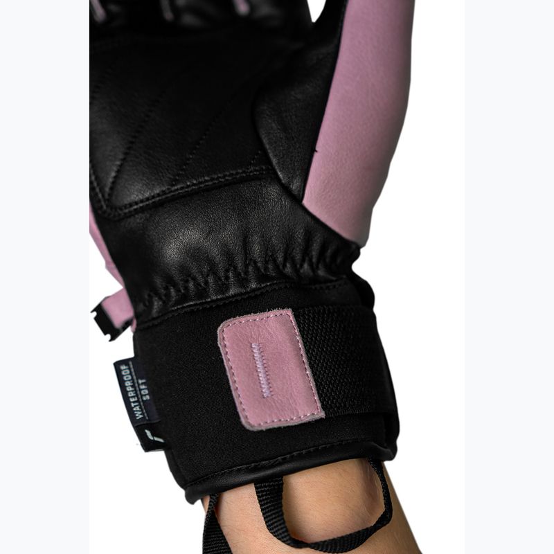 Slidinėjimo pirštinės Reusch Legacy R-Tex XT black/orchid haze 7