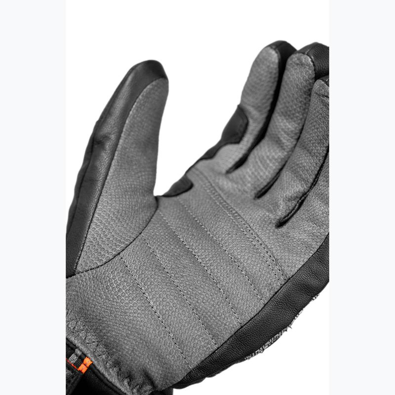 Vyriškos slidinėjimo pirštinės Reusch Alpine Master black/silver/fluo red 5
