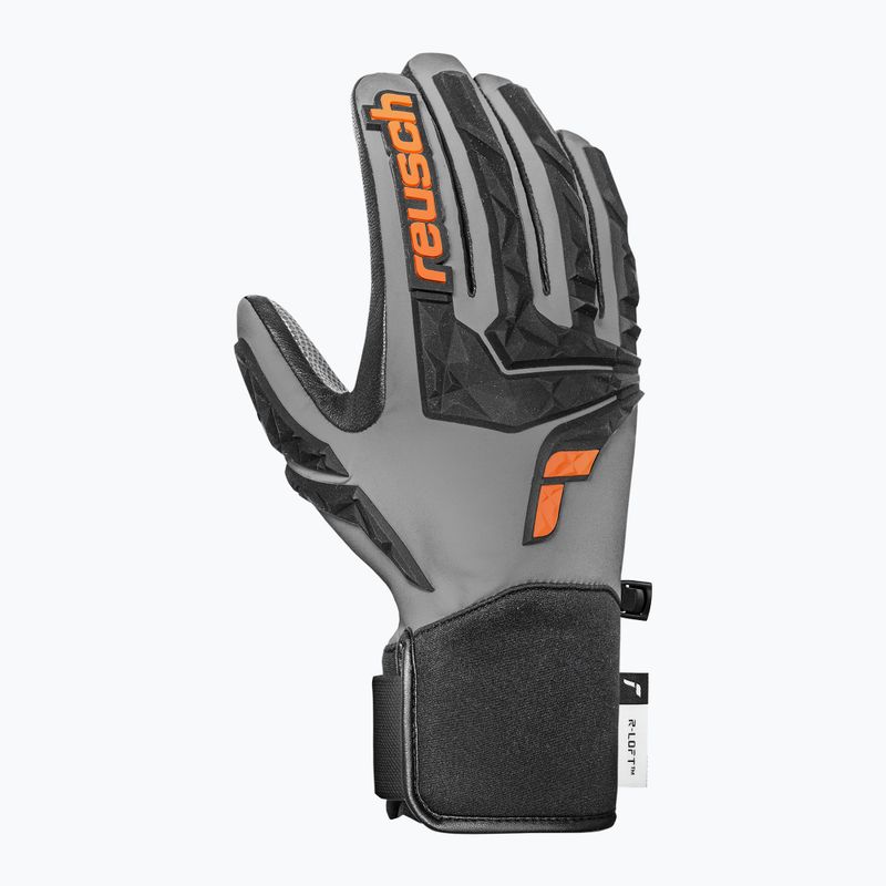 Vyriškos slidinėjimo pirštinės Reusch Ultra steel grey / black / shoc 3
