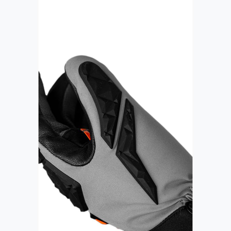 Vyriškos slidinėjimo pirštinės Reusch Ultra steel grey / black / shoc 7