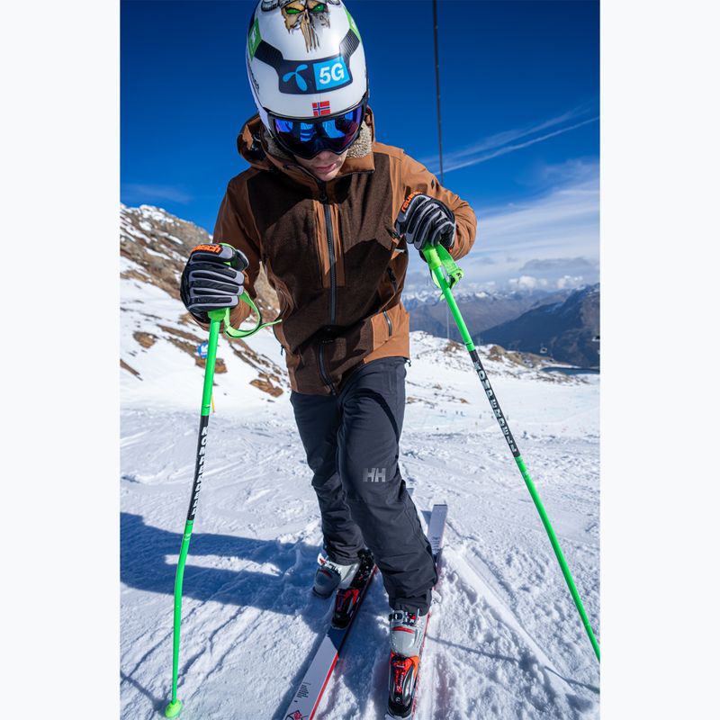 Vyriškos slidinėjimo pirštinės Reusch Ultra steel grey / black / shoc 10