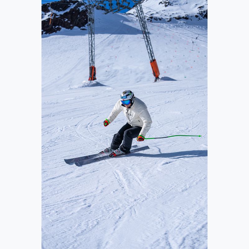 Vyriškos slidinėjimo pirštinės Reusch Ultra black/fluorescent red 6