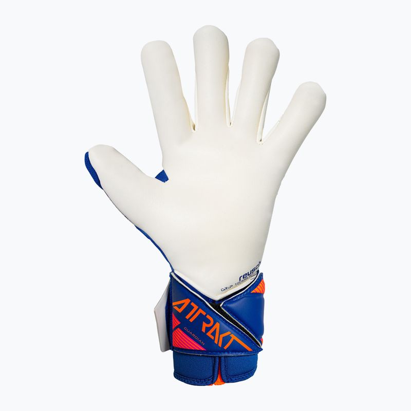 Vartininko pirštinės Reusch Attrakt Gold X Guardian sharp blue/white/shocking orange 3