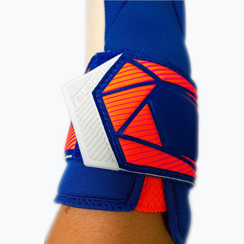 Vartininko pirštinės Reusch Attrakt Gold X Guardian sharp blue/white/shocking orange 7