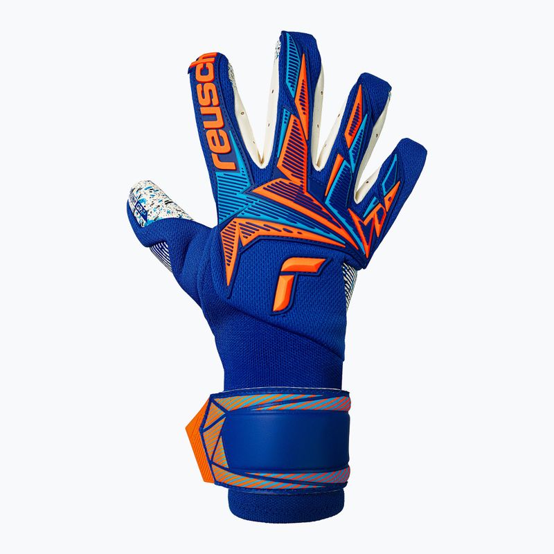 Vartininko pirštinės Reusch Attrakt Freegel Fusion Goaliator sharp blue/shocking orange 2