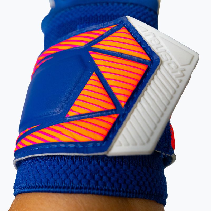 Vartininko pirštinės Reusch Attrakt Duo Evolution sharp blue/white/shocking orange 7