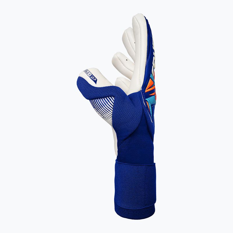 Vartininko pirštinės Reusch Attrakt Gold X NC Gravity sharp blue/white/shocking orange 4