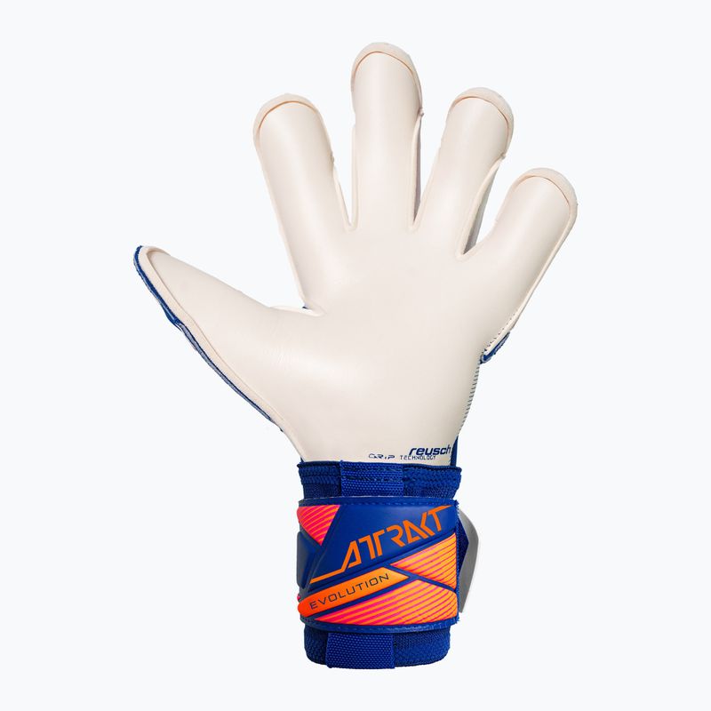 Vartininko pirštinės Reusch Attrakt Gold X Evolution sharp blue/white/shocking orange 3