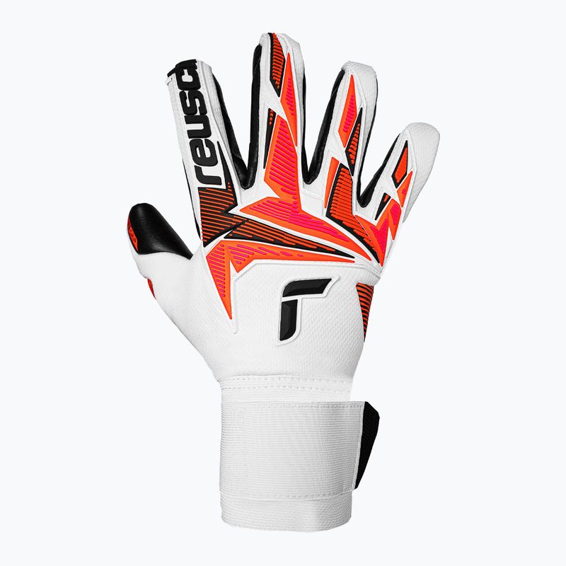 Vartininko pirštinės Reusch Attrakt Freegel Gold X white/shocking orange/black 2