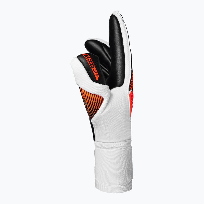 Vartininko pirštinės Reusch Attrakt Freegel Gold X white/shocking orange/black 4