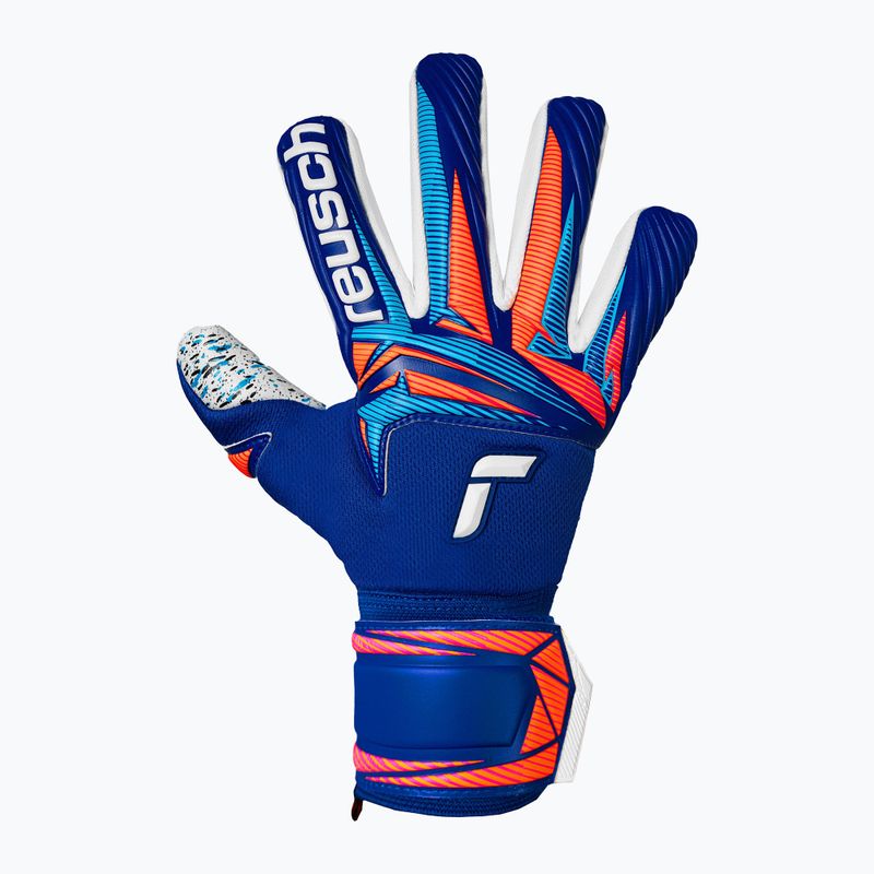 Vartininko pirštinės Reusch Attrakt Fusion NC sharp blue/white/shocking orange 2
