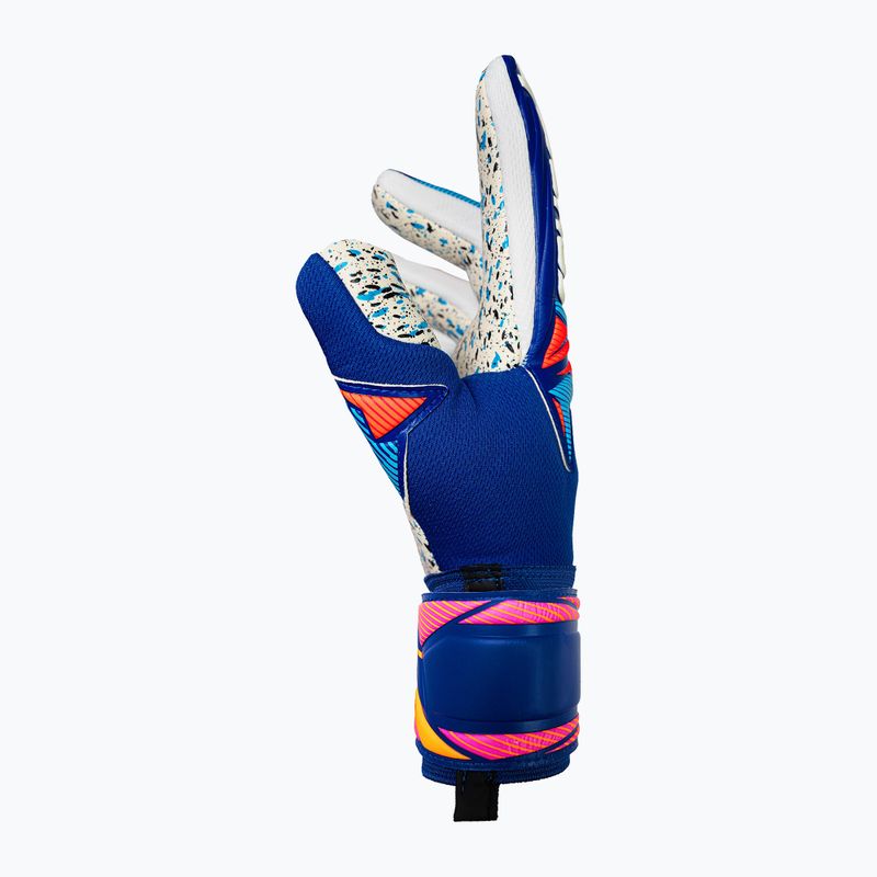 Vartininko pirštinės Reusch Attrakt Fusion NC sharp blue/white/shocking orange 4