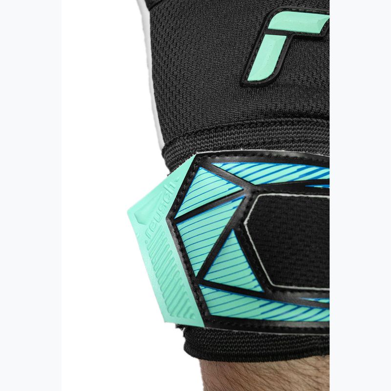 Vartininko pirštinės Reusch Attrakt RE:GRIP NC black/ocean light 8