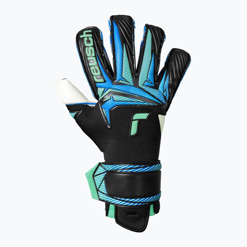 Vartininko pirštinės Reusch Attrakt RE:GRIP Evolution black/ocean light 3