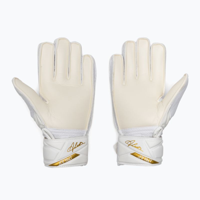 Vaikiškos vartininko pirštinės Reusch Attrakt AB1 Solid Junior white/gold 3