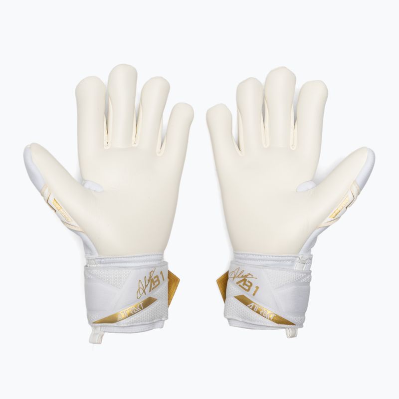 Vartininko pirštinės Reusch Attrakt AB1 Advance white/gold 3