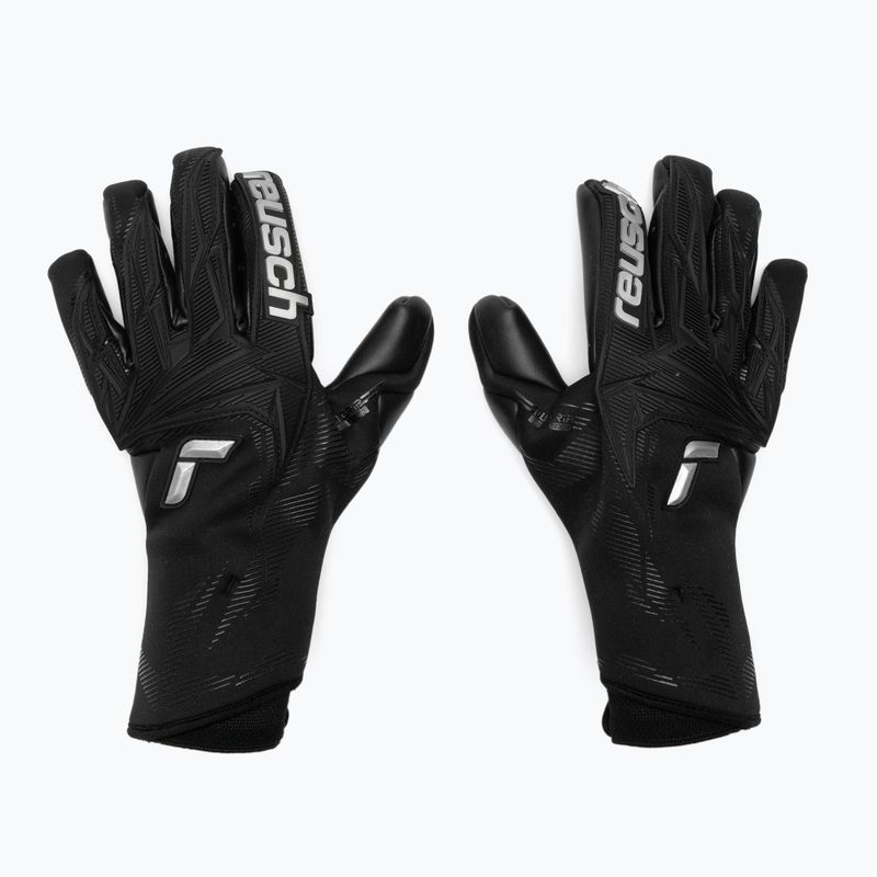 Vartininko pirštinės Reusch Attrakt Duo Strapless black/silver/black 2