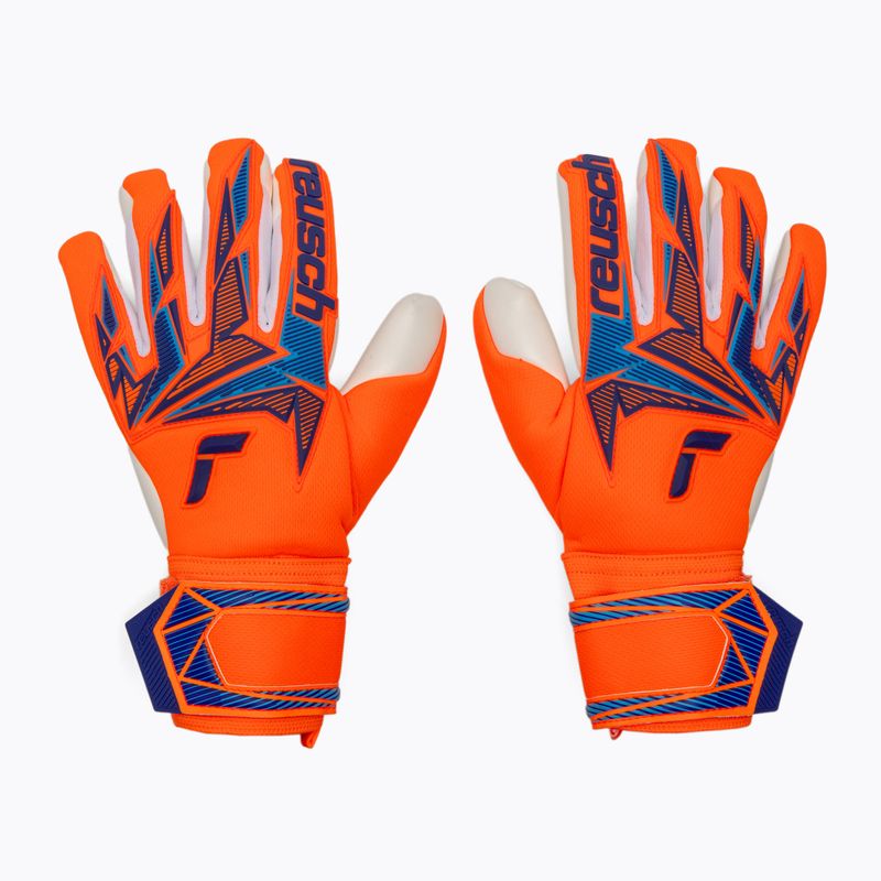 Vartininko pirštinės Reusch Attrakt Freegel Advance shocking orange/blue 2