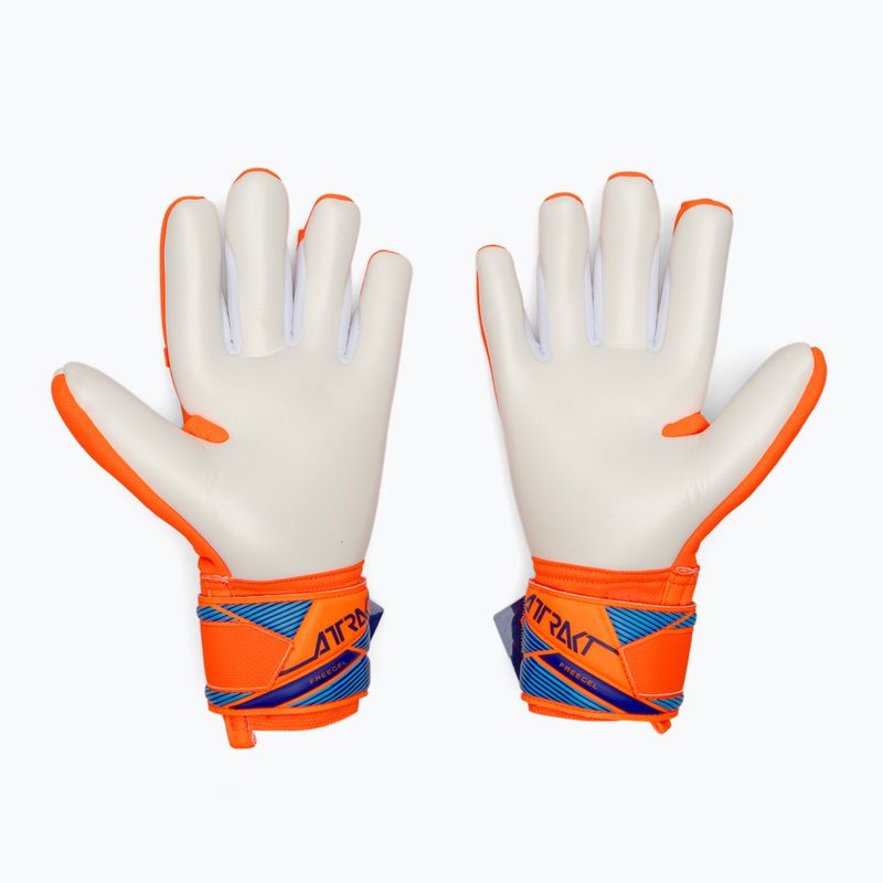 Vartininko pirštinės Reusch Attrakt Freegel Advance shocking orange/blue 3