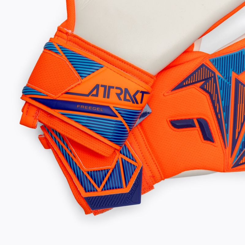 Vartininko pirštinės Reusch Attrakt Freegel Advance shocking orange/blue 5