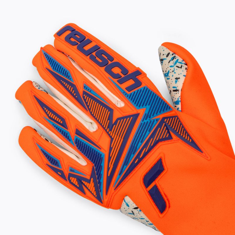 Vartininko pirštinės Reusch Attrakt Freegel Fusion shocking orange/blue 4