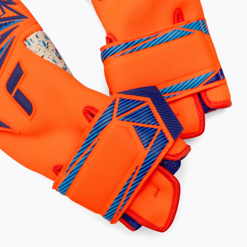 Vartininko pirštinės Reusch Attrakt Freegel Fusion shocking orange/blue 5