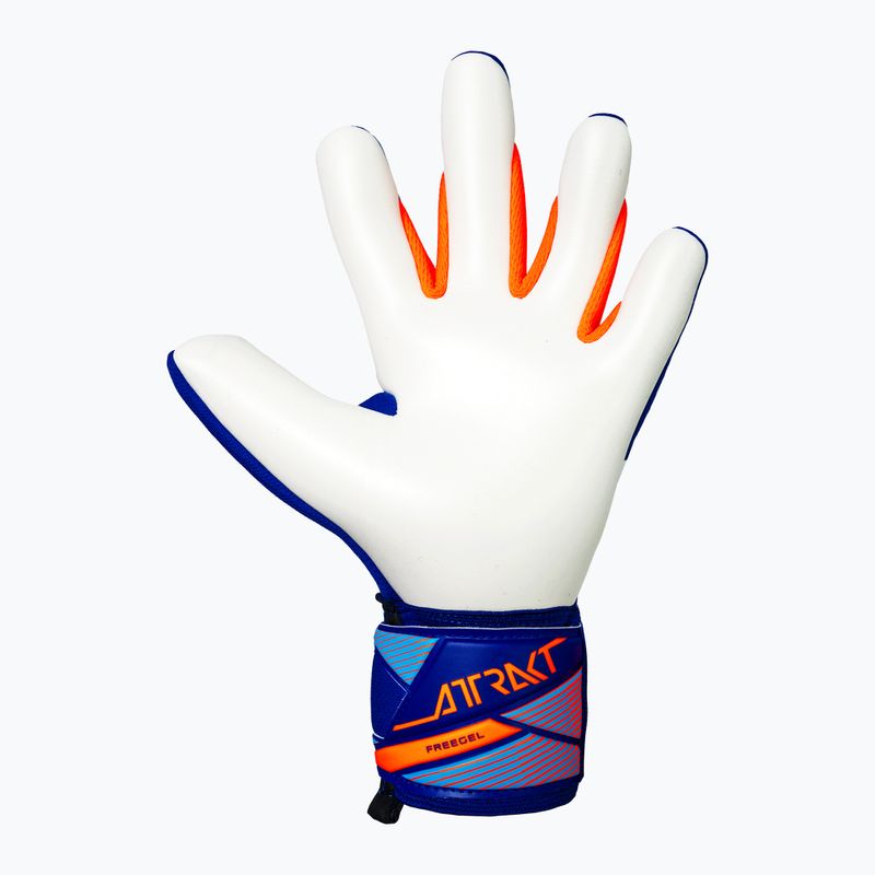Vartininko pirštinės Reusch Attrakt Freegel Advance sharp blue/shocking orange 3