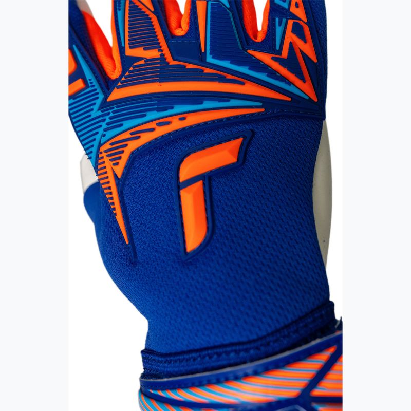 Vartininko pirštinės Reusch Attrakt Freegel Advance sharp blue/shocking orange 6
