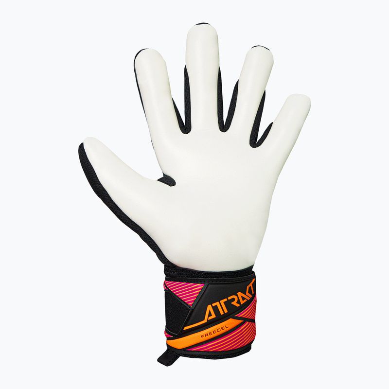 Vartininko pirštinės Reusch Attrakt Freegel Advance black/aqua blue/shocking orange 3
