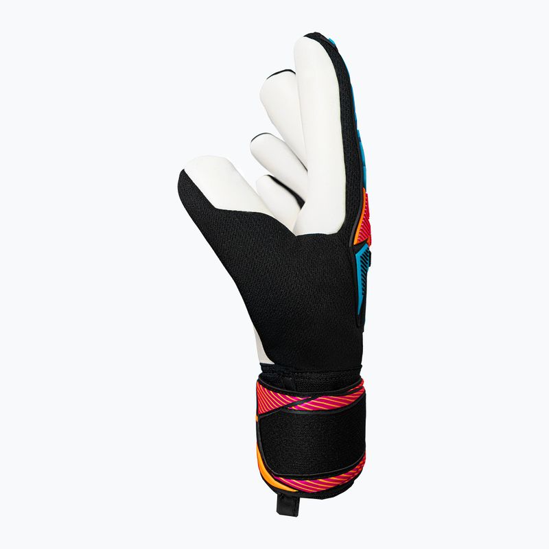 Vartininko pirštinės Reusch Attrakt Freegel Advance black/aqua blue/shocking orange 4