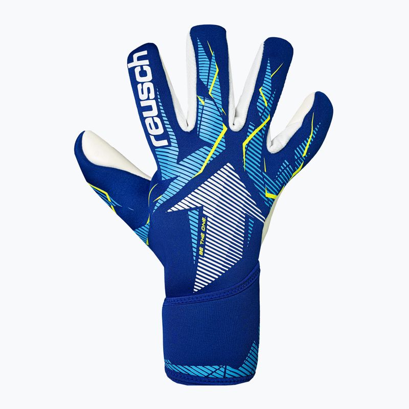 Vaikiškos vartininko pirštinės Reusch Fastgrip Advance Junior sharp blue/white 2