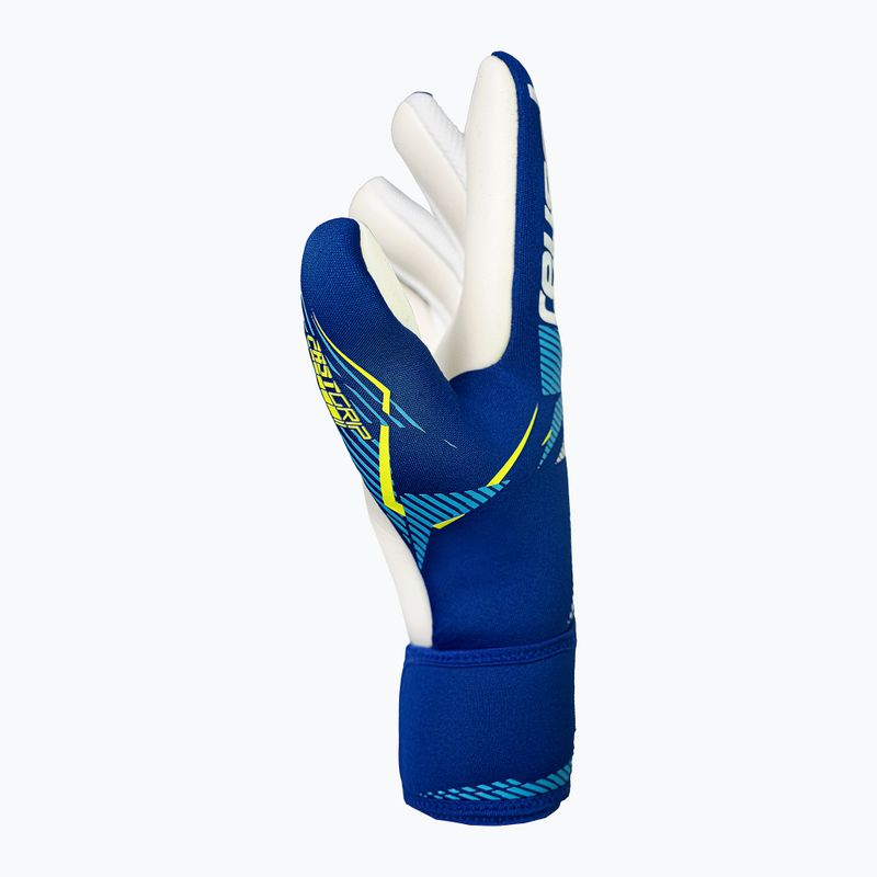 Vaikiškos vartininko pirštinės Reusch Fastgrip Advance Junior sharp blue/white 4