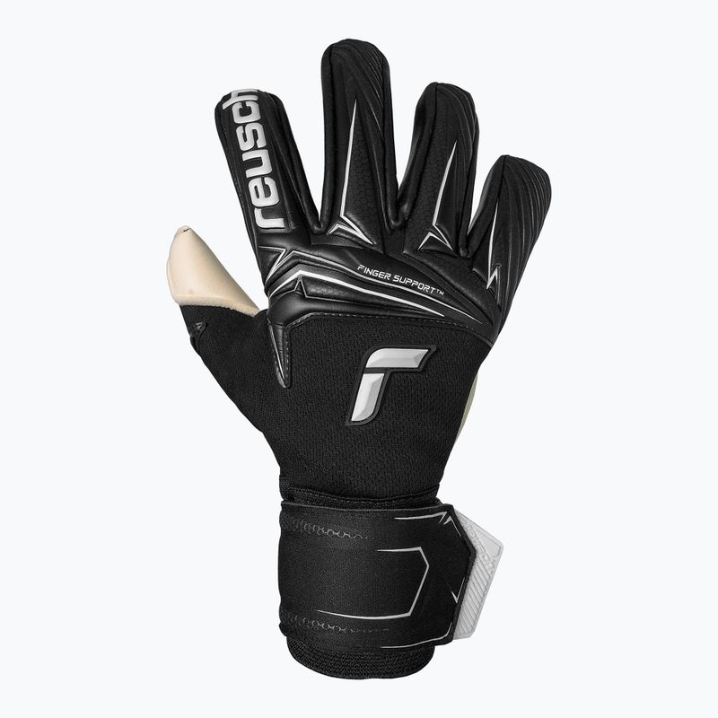 Vartininko pirštinės Reusch Attrakt Gold X NC Finger Support black/white 2