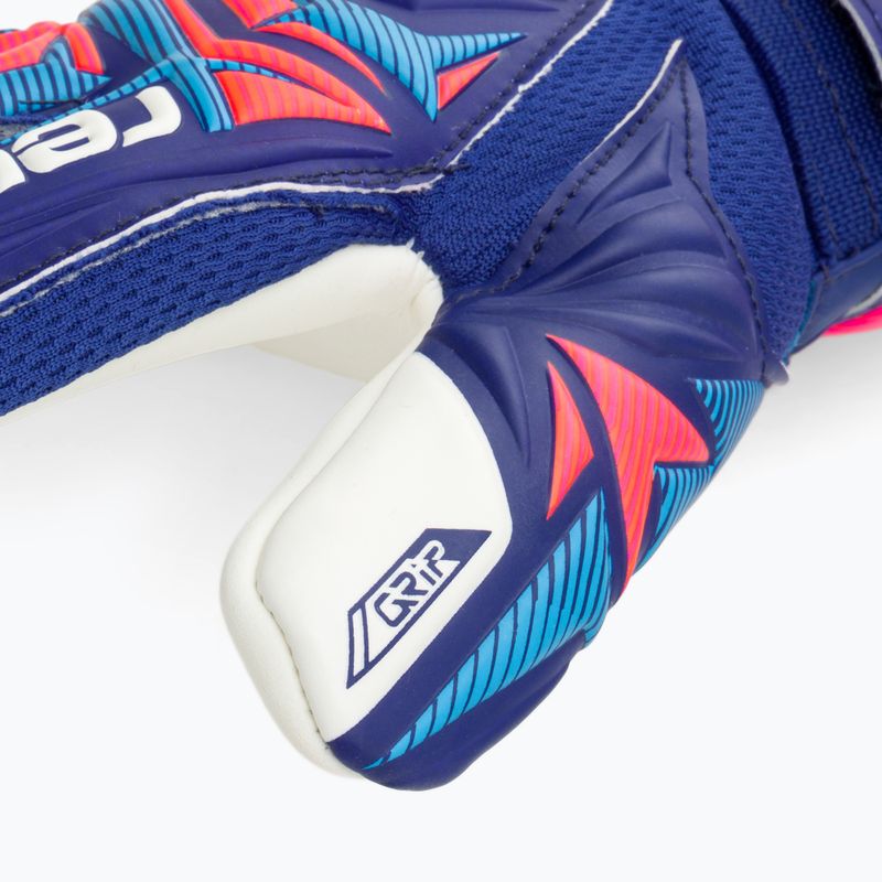 Vaikiškos vartininko pirštinės Reusch Attrakt Grip Junior sharp blue/white/shocking orange 5
