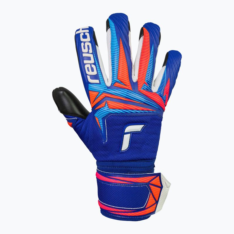 Vartininko pirštinės Reusch Attrakt Infinity Evolution NC sharp blue/shocking orange/black 2