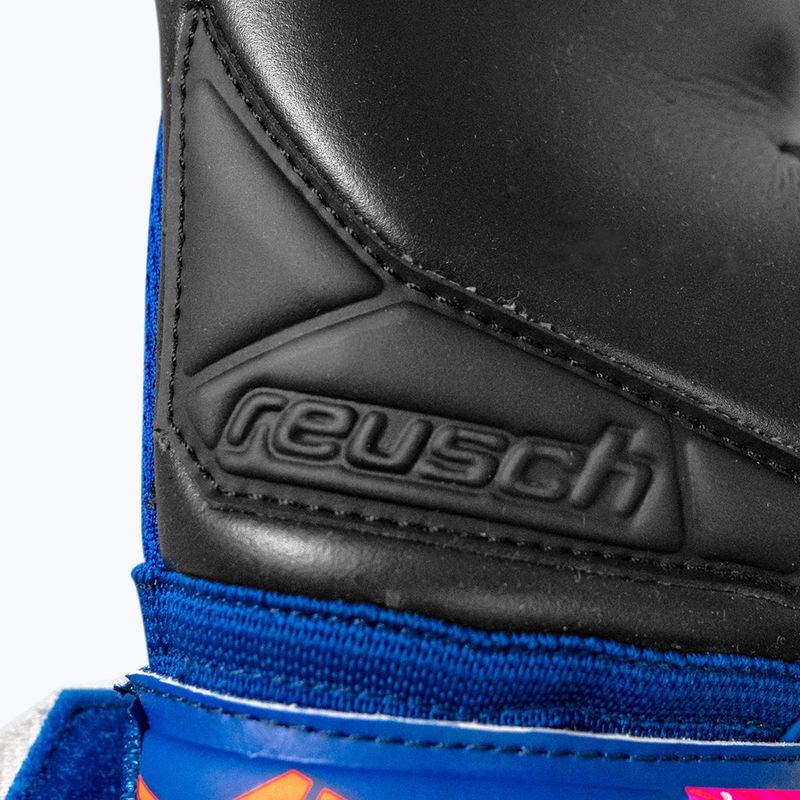 Vartininko pirštinės Reusch Attrakt Infinity Evolution NC sharp blue/shocking orange/black 7