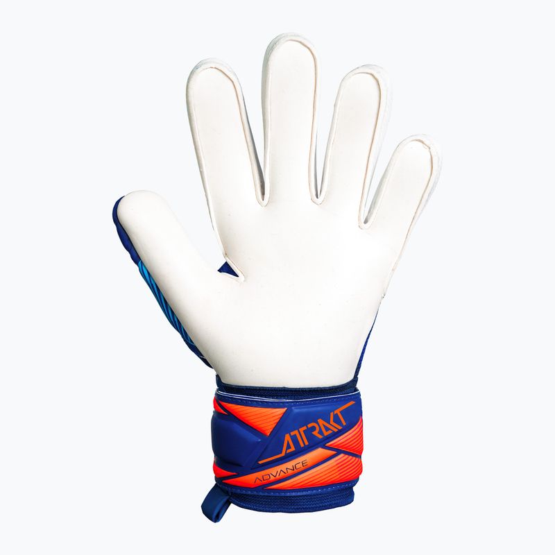 Vartininko pirštinės Reusch Attrakt Advance sharp blue/white/shocking orange 3