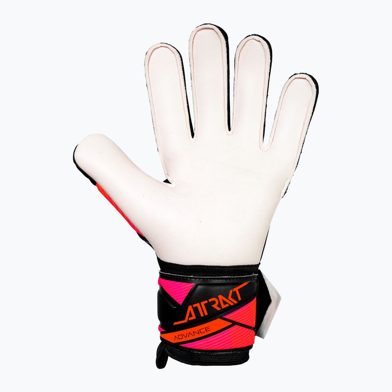 Vartininko pirštinės Reusch Attrakt Advance black/aqua blue/shocking orange 3