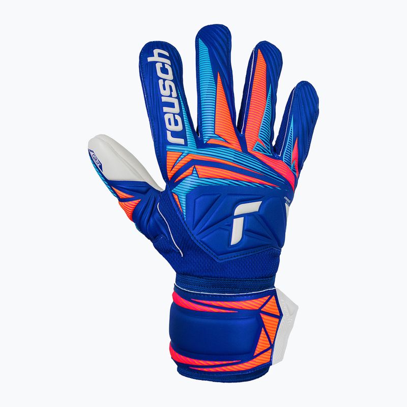 Vartininko pirštinės Reusch Attrakt Grip sharp blue/white/shocking orange 2